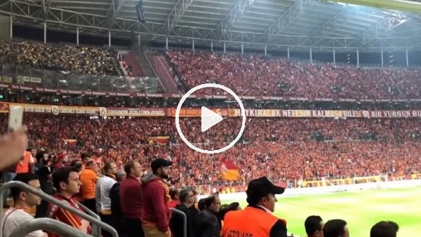 Galatasaray - Fenerbahçe derbisinde TV'de göremeyeceğiniz anlar