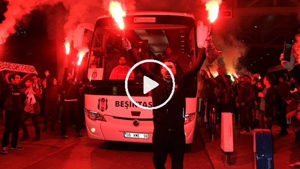 Beşiktaş'a Ankara'da coşkulu karşılama