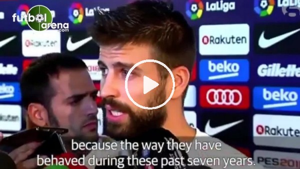 Gerard Pique gözyaşlarına boğuldu!