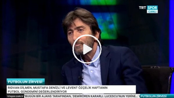 Canlı yayında Rıdvan Dilmen ile Levent Özçelik arasında gerginlik