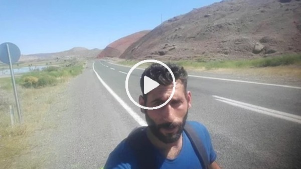 Survivor'a katılmak için Iğdır'dan İstanbul'a yürüyen adam!