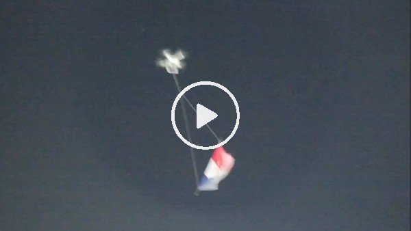 Bosna Hersek'te drone yüzünden maç durdu