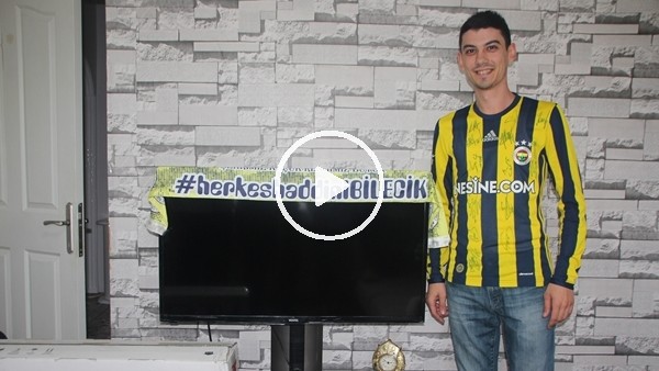 Josef'in gönderdiği televizyon taraftarın eline ulaştı