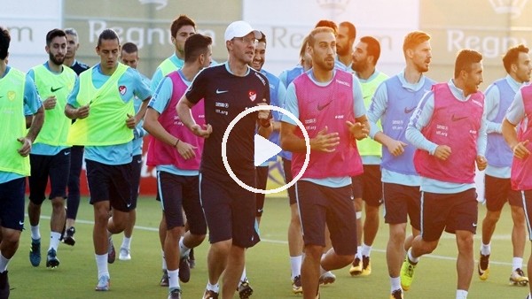 A Milli Takım, İzlanda maçı hazırlıklarını sürdürdü