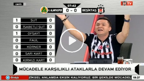 Cenk Tosun'un Alanyaspor'a attığı golde BJK TV!