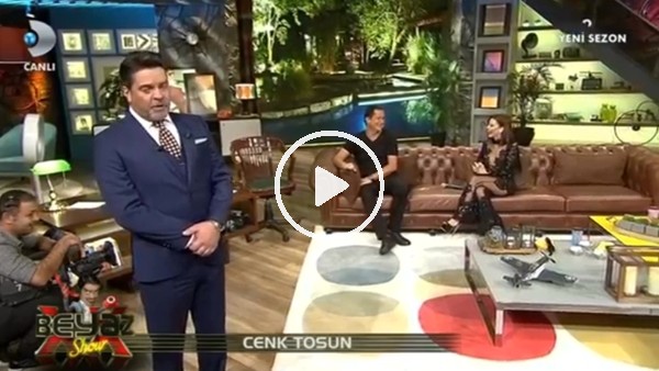 Cenk Tosun, Beyaz Show'a bağlandı
