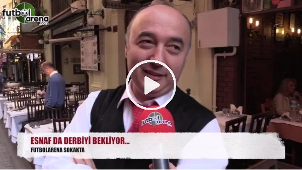 Nevizade esnafı derbiyi bekliyor