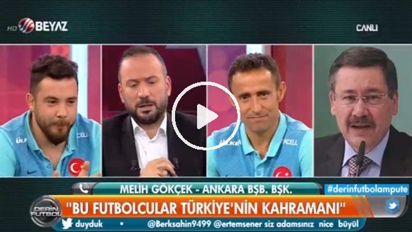 Melih Gökçek'ten Ampute Milli Takım oyuncularına prim sürprizi