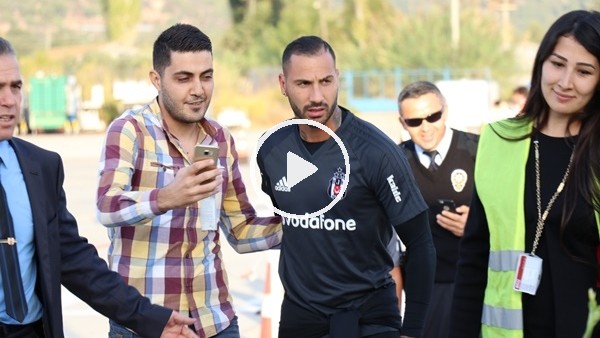 Beşiktaş kafilesi Alanya'ya geldi