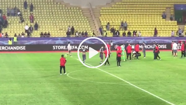 Cenk Tosun'dan Monaco maçı sonrası üçlü!