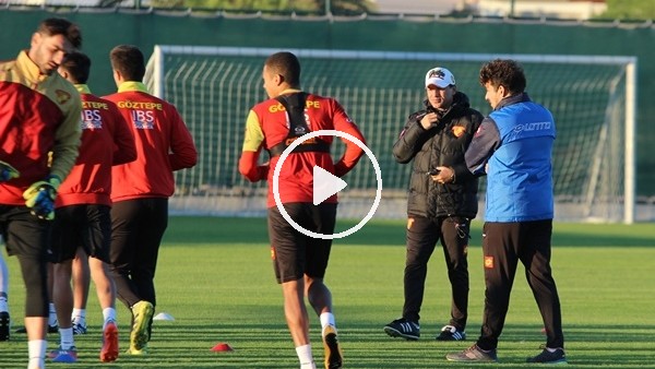 Göztepe'de Beşiktaş maçı hazırlıkları sürüyor