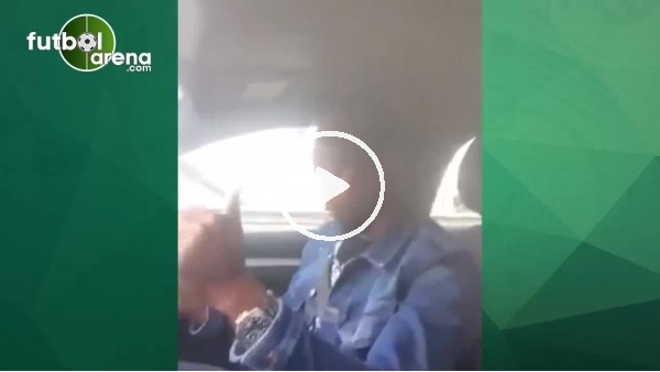 Trabzonsporlu Onazi kolbastı ile eğlendi