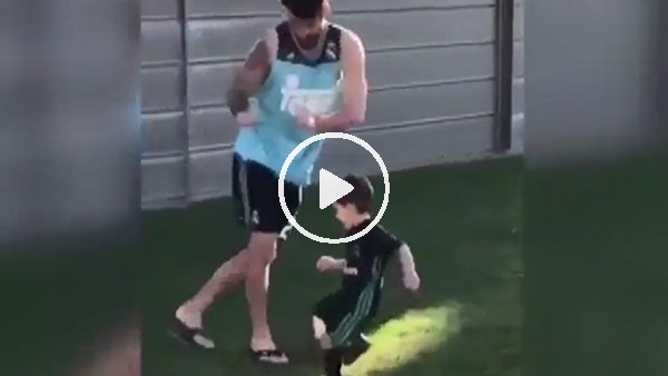 Isco'dan oğluna çalım