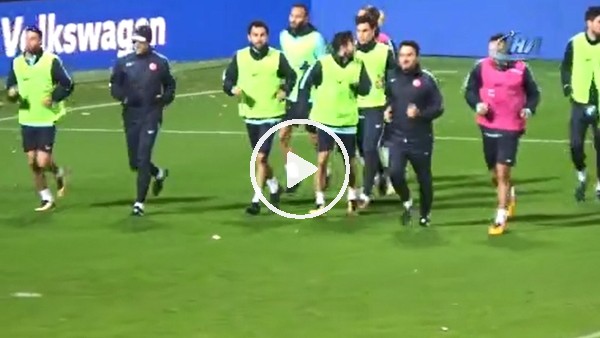 A Milli Takım, Finlandiya maçı hazırlıklarını tamamladı