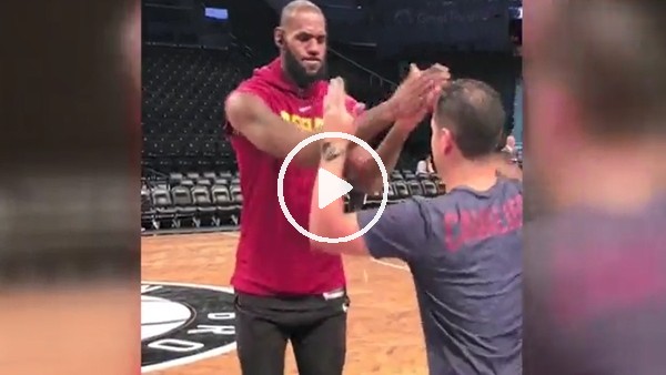 Denge, konsatrasyon, azim ve LeBron James!