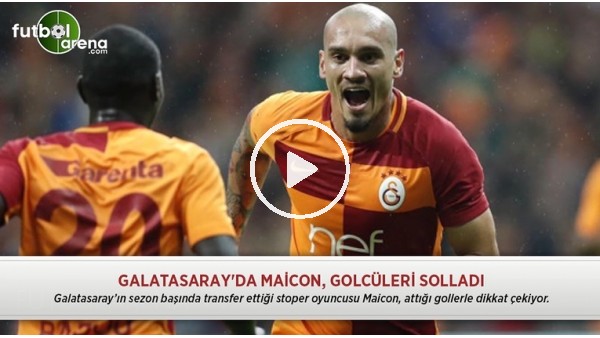 Galatasaray'da Maicon, golcüleri solladı
