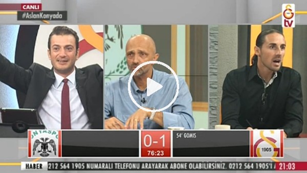 Gomis'in Konyaspor'a attığı penaltı golünde GS TV!