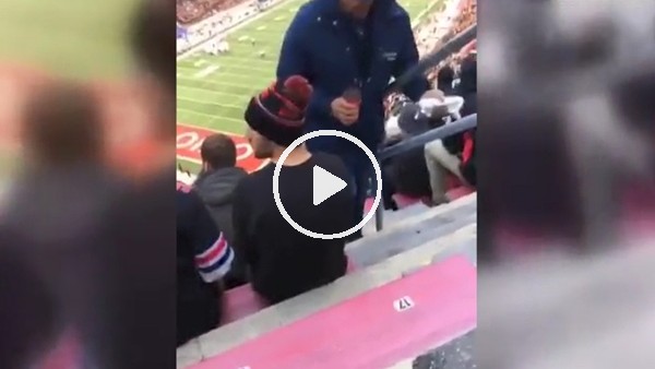 Tribündeki büyülü basamak