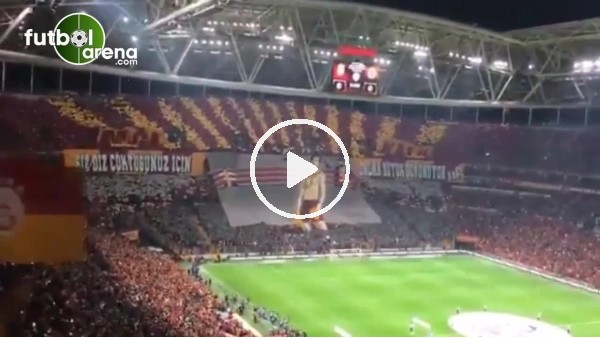 Galatasaray'ın Rocky koreografisinin TV'de gösterilmeyen hızlı hali