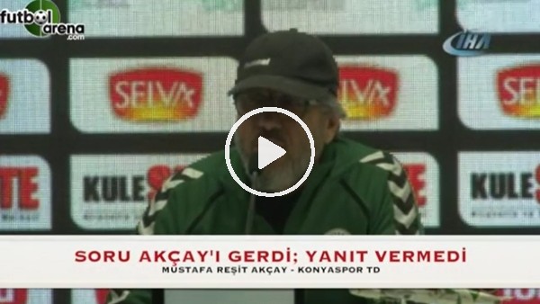 Mustafa Reşit Akçay'ı sinirlendiren soru