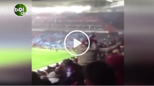 Galatasaray galibiyeti sonrası olay yaratan sevinç