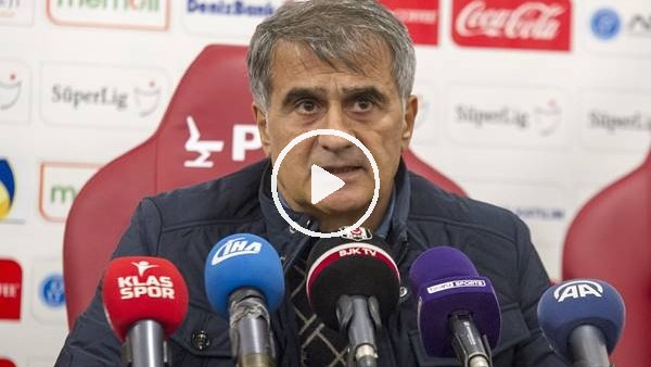 Şenol Güneş: "Kazanmak için geldik, mağlup dönüyoruz"