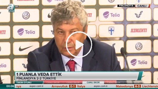 Lucescu basın toplantısı başlamadan gidiyordu