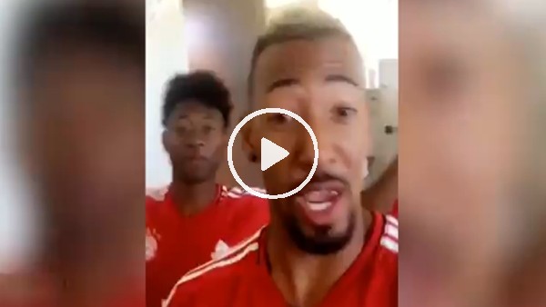 Boateng ve Alaba'dan canlı performans