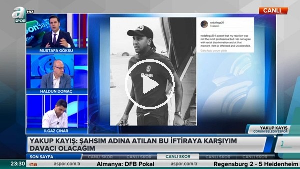 Yakup Çavuş: "Ben Rodallega'ya hakaret etmedim"