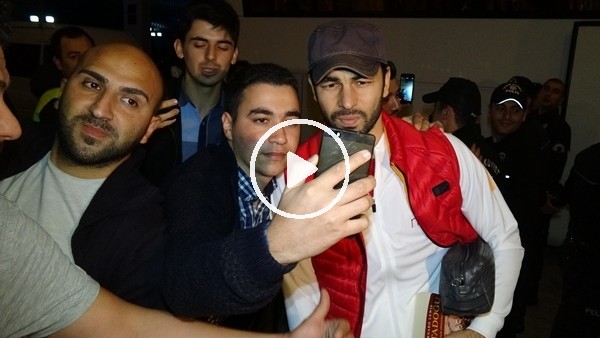 Galatasaray kafilesi Trabzon'a geldi