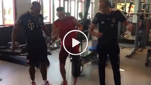 Ribery'den antrenman sonrası dans!