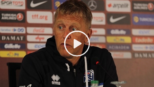 İzlanda Teknik Direktörü Heimir Hallgrimsson: "Galibiyetten memnunum"