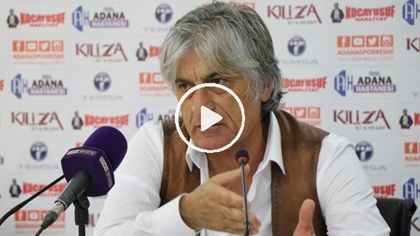 Kemal Kılıç: "Adanaspor en verimli oyununu oynadı"