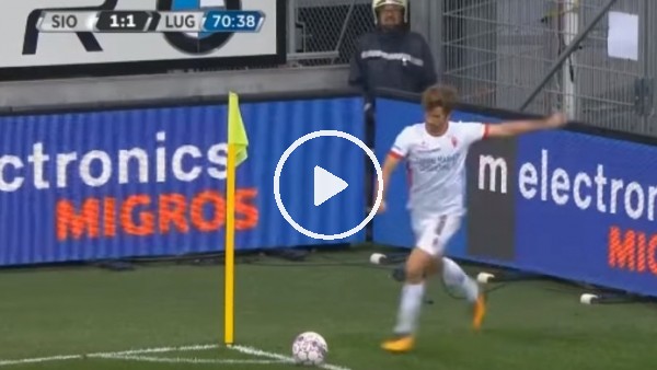 Salih Uçan'ın korner atış stili şaşkınlık yarattı