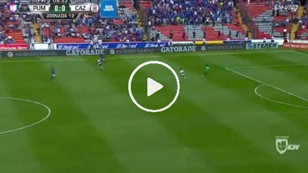 Mauro Formica'nın orta sahadan şutu golle sonuçlanmadı