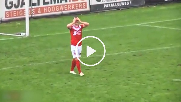 Kaçırdığı golle saç baş yoldurdu