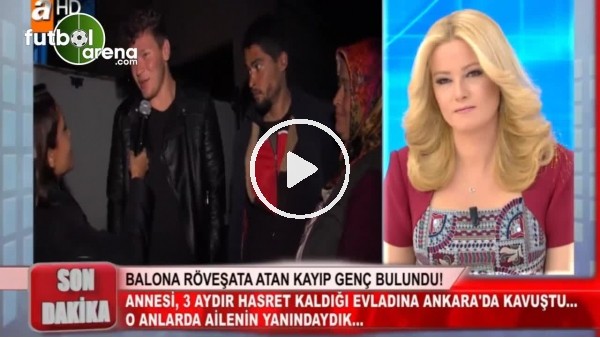 Müge Anlı, balona röveşata atan çocuğu ailesiyle buluşturdu