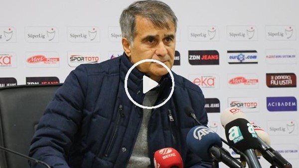 Şenol Güneş basın toplantısında sinirlendi