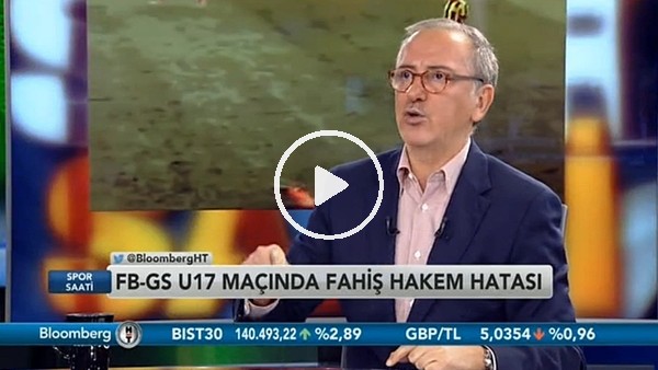 Fatih Altaylı'dan U17 hakemine: "O düdüğü senin..."