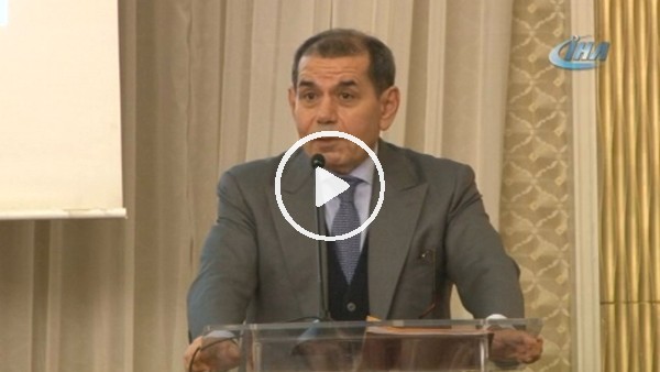 Dursun Özbek'in Divan Kurulu'nda yaptığı açıklamalar