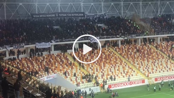 Yeni Malatyaspor - Beşiktaş maçında tribünlerde gerginlik var