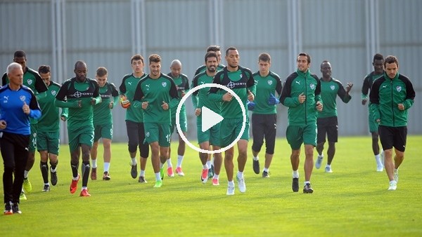 Bursaspor'da Göztepe maçı hazırlıkları sürüyor