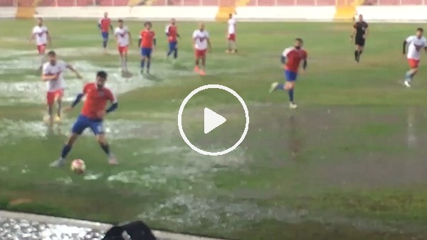 Mersin'de bir amatör lig maçı!