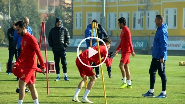 Kayserispor çalışmalara hız kesmeden devam ediyor