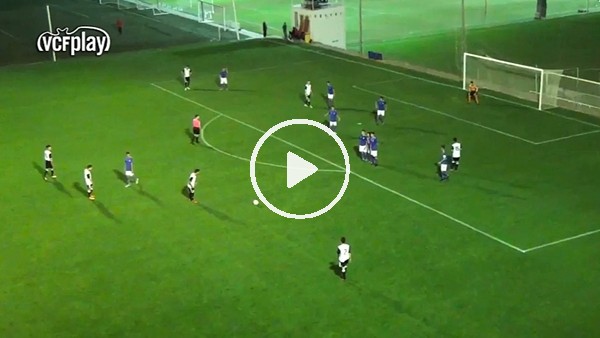  Galatasaray'ın ilgilendiği genç Ferhat Çoğalan'dan müthiş frikik golü