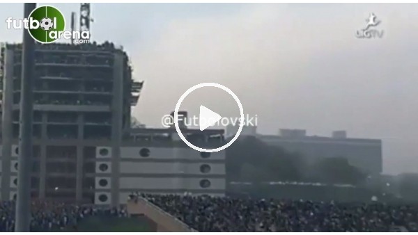 Fenerbahçe aşkı engel tanımadı! İnşaatın tepesinde maçı izlediler