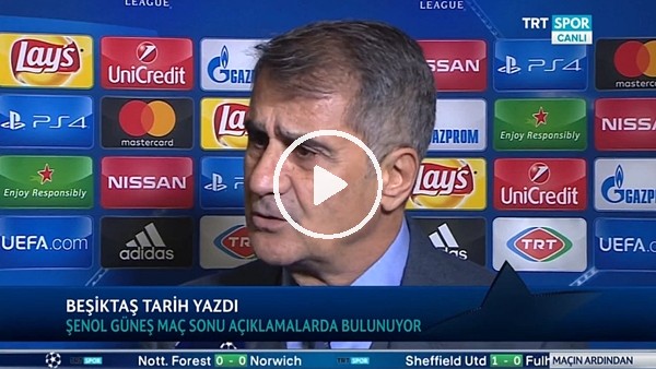 Şenol Güneş: "Bir lewel daha yükselmeye çalışacağız"