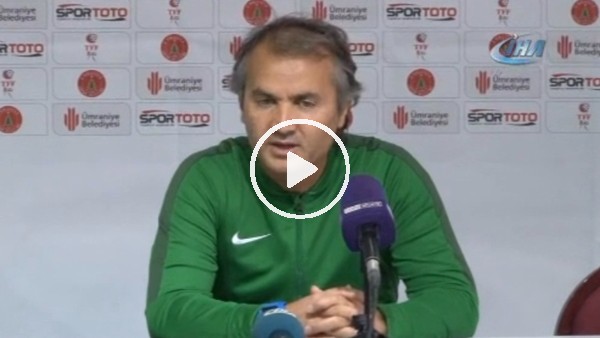 Ersel Uzğur: "Bir puan alacağımız maçta mağlup olduk"