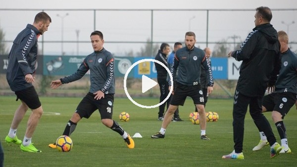 Konyaspor, Antalyaspor maçının hazırlıklarına başladı