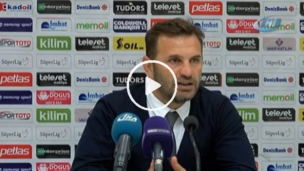 Okan Buruk ile gazeteci arasında sarı kart tartışması